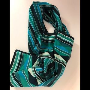 Green Blue And teal kids scarf